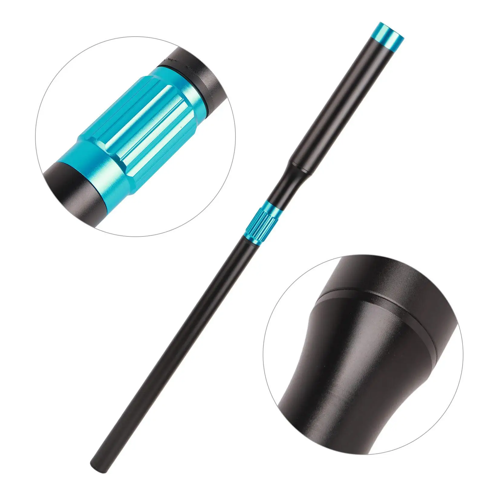 Portable Telescopic Snooker Extension Rod-Lightweight Aluminum Billiards Cue for Easy Use