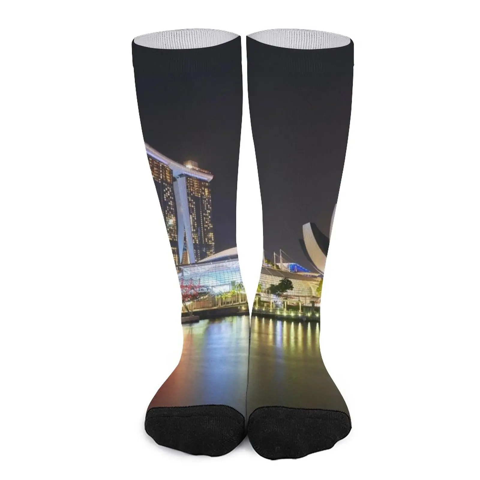 Singapore Gardens by the Bay Cityscape Skyline Architecture Socks cartoon socks Womens socks men socks r3012 patch cartoon sticker for clothing applications patches on clothes iron embroidered patch for backpack badge