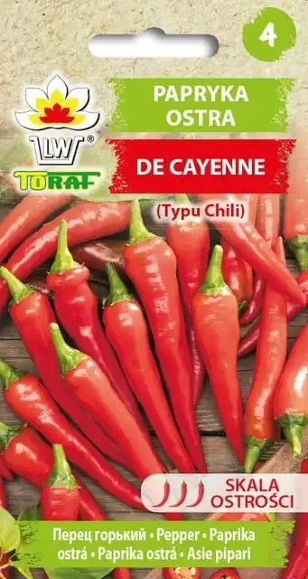 Poivrons de Cayenne 0,5g graines de poivre végétal