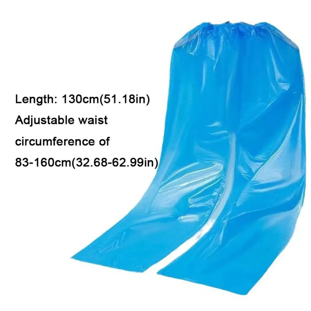 Portable Transparent Disposable Raincoat Thickened Waterproof Foot Wrap Rainpants Oil Resistant Foot Sealing Rain Pants raincoat poncho disposable rain pants