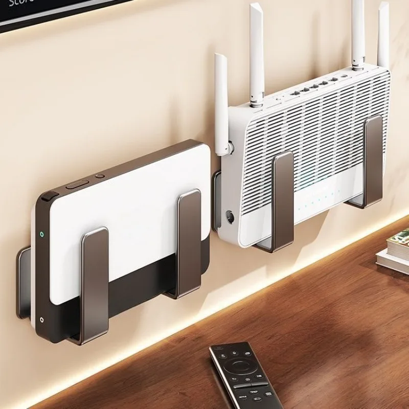 No Drill Wall Mount Holder, Adjustable Socket Bracket for WiFi Router ...