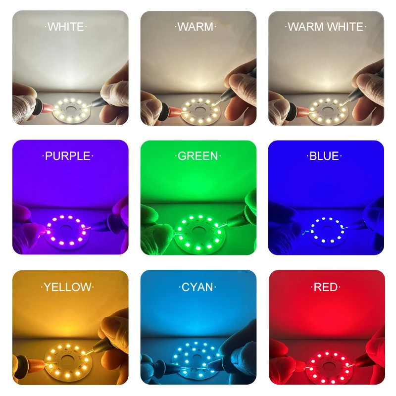 รูปสินค้า แผง LED ปรับแสงได้ 3000K-6000K 3W 5V 30+ ดวง