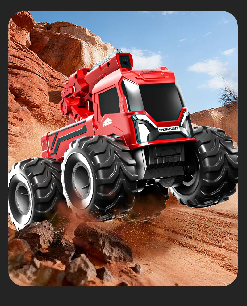 Remote Controlled 4wd Off-road Amphibious Water Cannon Toy Car_voghion.com