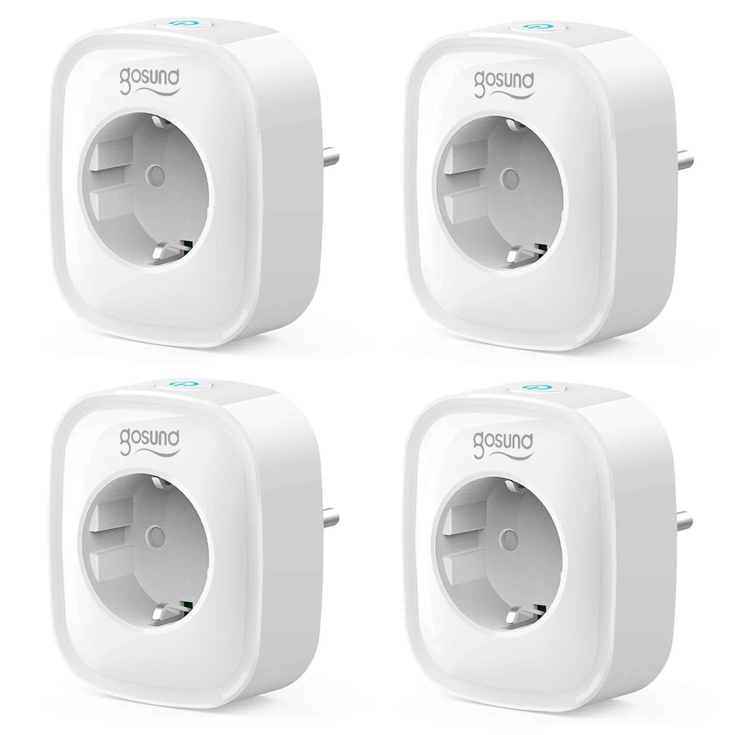 Gosund SP1 WIFI Smart Plug 16A EU Electrical Outlet Compatible with Alexa  and Google Tuya Mini Smart Wall Socket