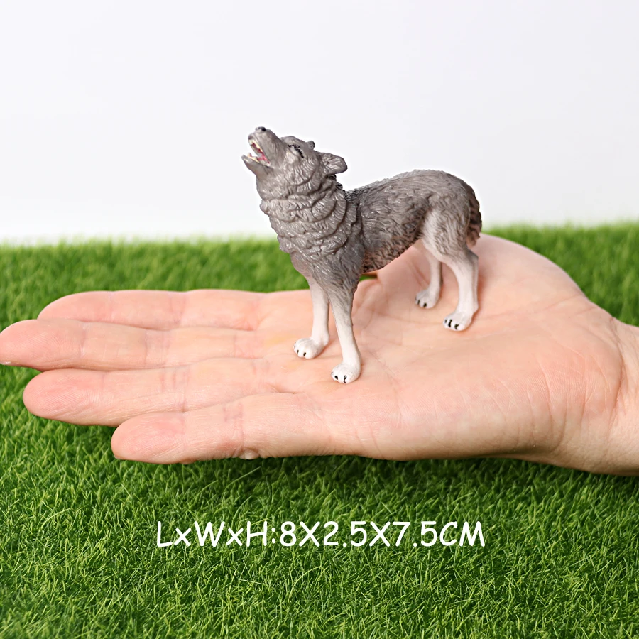 Realistic Wild Animal Action Figures Toy Set