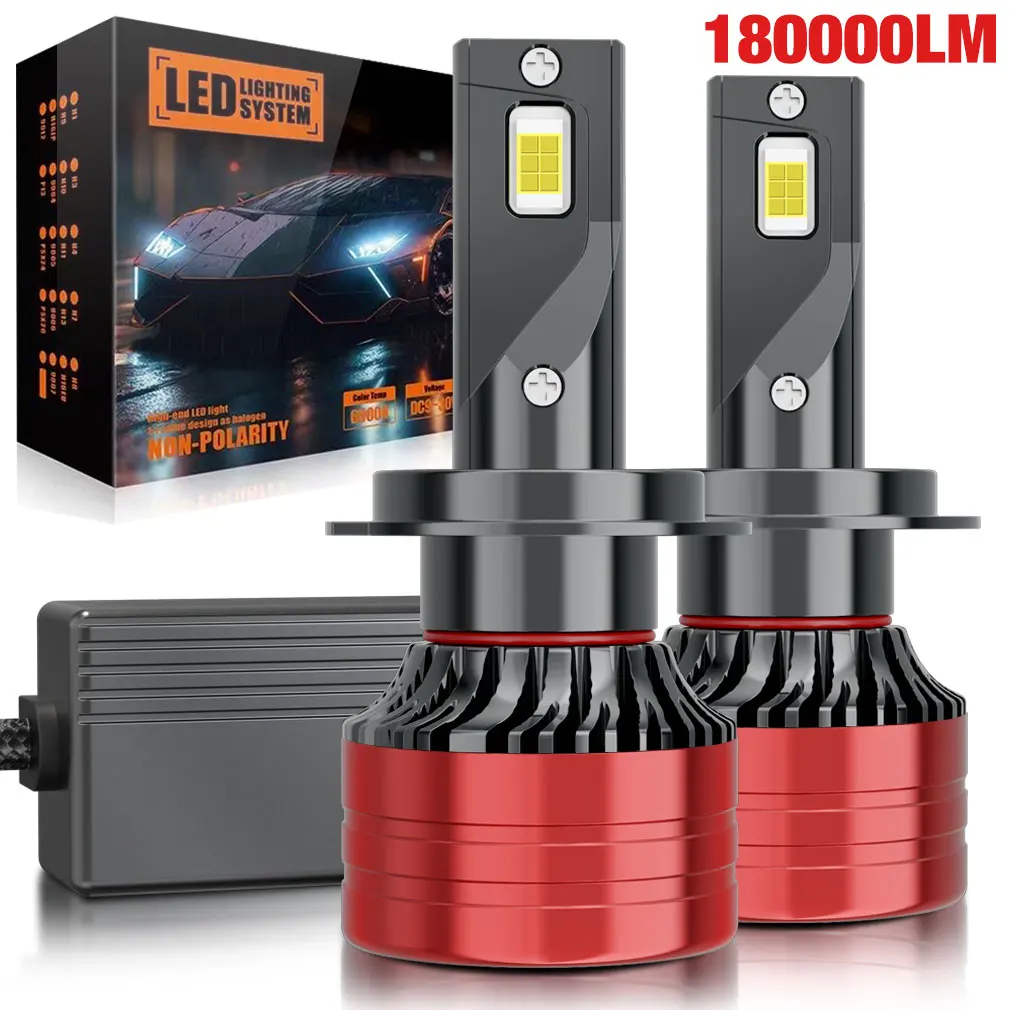 

180000LM H7 LED Bulb Headlight H1 H3 H4 H8 H9 H11 9005 HB3 9006 HB4 9012 HIR2 880 881 9004 9007 H13 Mini for Car Headlamp 6000K