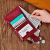 RFID Anti-Theft Retro Wallet for Women, Multi-Card Zipper, Zipper Buckle, Fashion Coin Wallet, Multi-functional Short Wallet 3