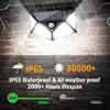New Upgrade Solar Street Light 12/8/6/4/2/1Pcs Outdoor Solar Wall Lamp PIR Motion Sensor Powered Sunlight for Garden Courtyard 4