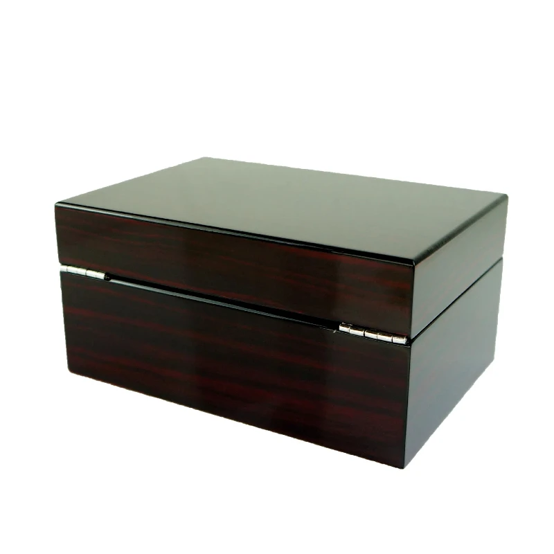 Black Glossy Paint Boutique Packaging Gift Box Watch Box Large Single and Double High Gloss Painted Wooden Gift