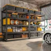 72" H Garage Shelving Heavy Duty Storage Shelves 2000LBS Adjustable 5 Tier Metal Storage Shelving for Garage Storage 1