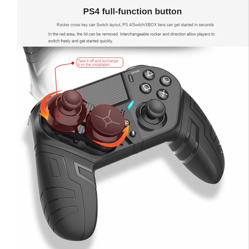 Elite Handle Steam For Ps4 Game Pc Dedicated Joystick Modular Interchange Button Custom Built-in Vibration - Gamepads - AliExpress
