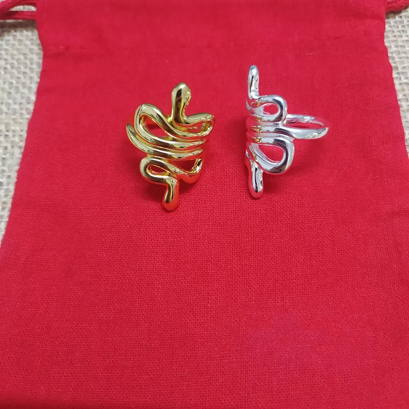 YS New UNO high quality handmade irregular animal snake ring gift jewelry free shipping
