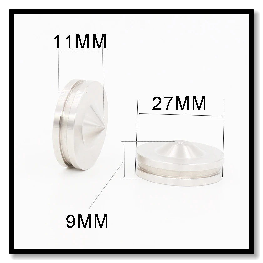 

4PCS ISF0006 28mm Stainless Steel HiFi audio Speaker Isolation Spike Stand Feet Pads Base