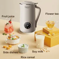 110V/220V Smart Electric Soybean Home Milk Maker Wall Breaker Fully Automatic Freshly Squeezed Juice Maker Food Blender 1.2L 2