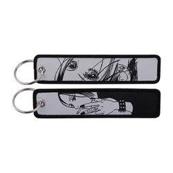 Embroidered Anime Cartoon Keychain - Stylish Keyring Holder and Pendant Accessories (C - Only one)
