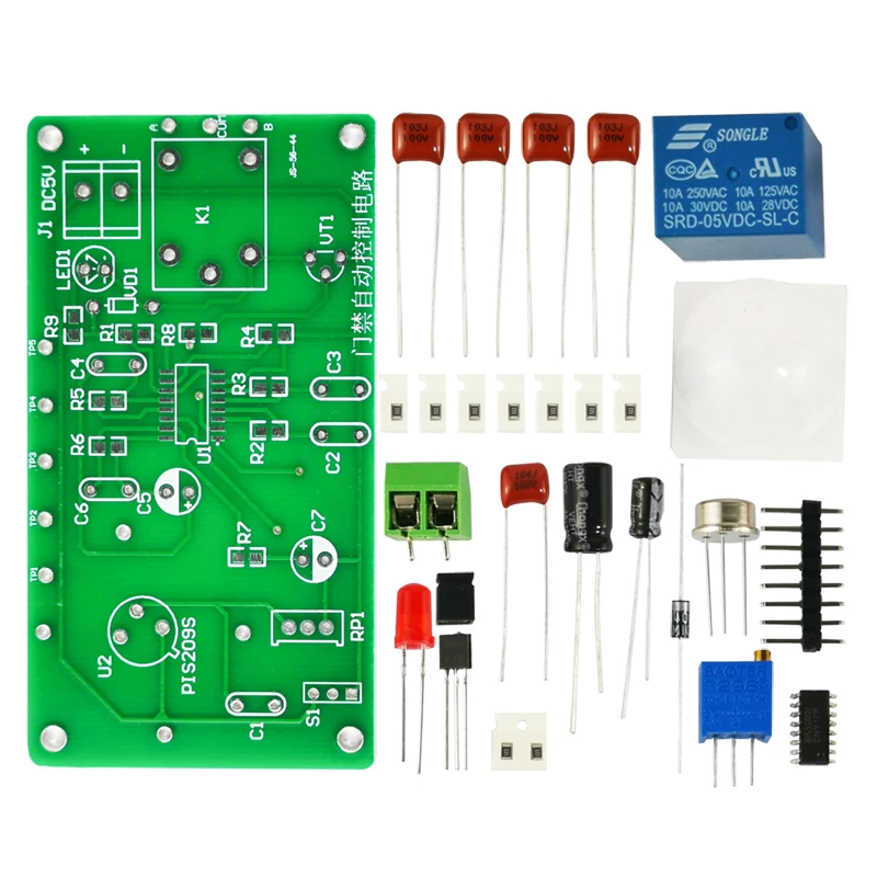 Automatic Access Control Circuit Welding Kit Electronic Product Training Parts