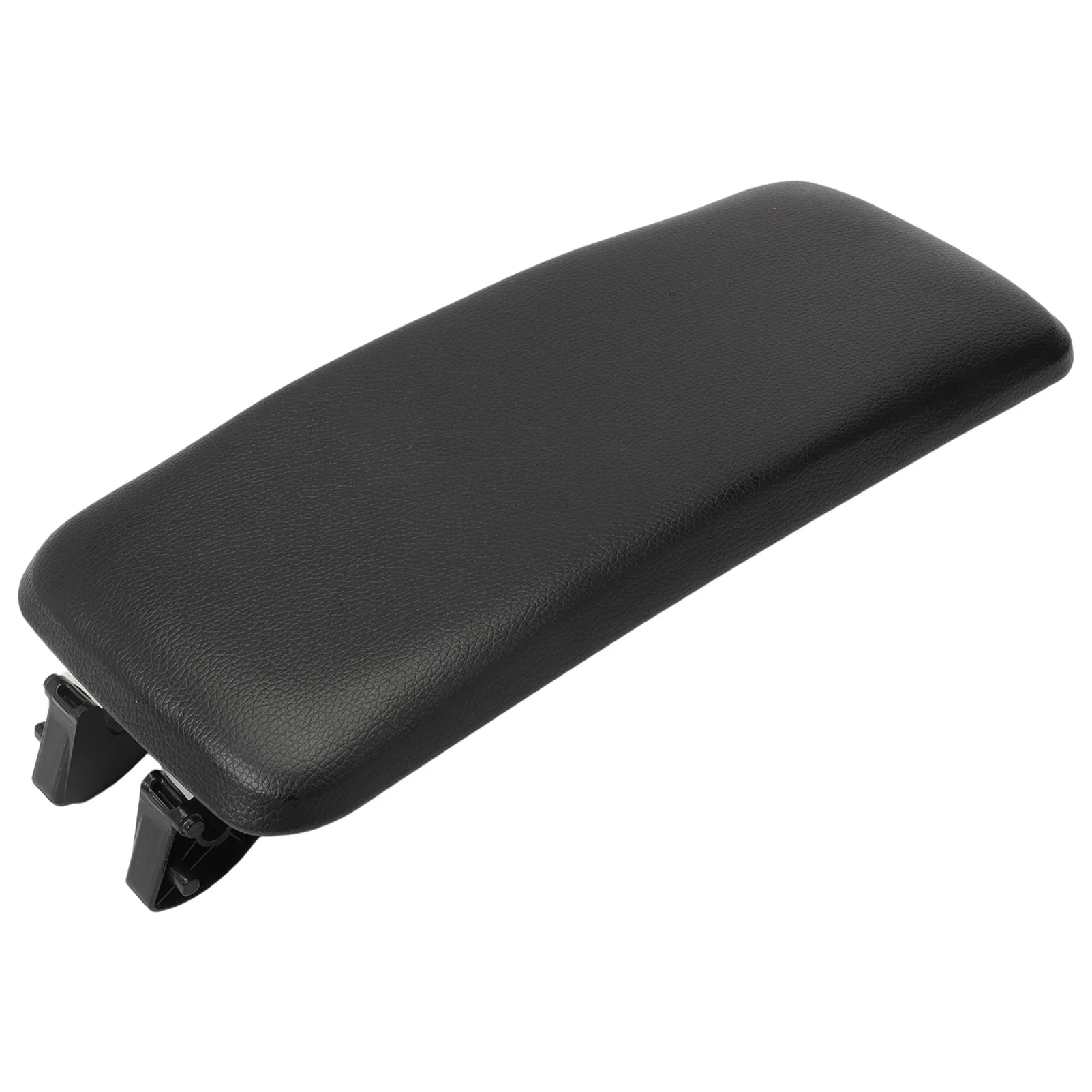Luxurious Black Leather Center Console Armrest Cover