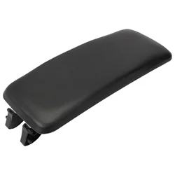 Luxurious Black Leather Center Console Armrest Cover