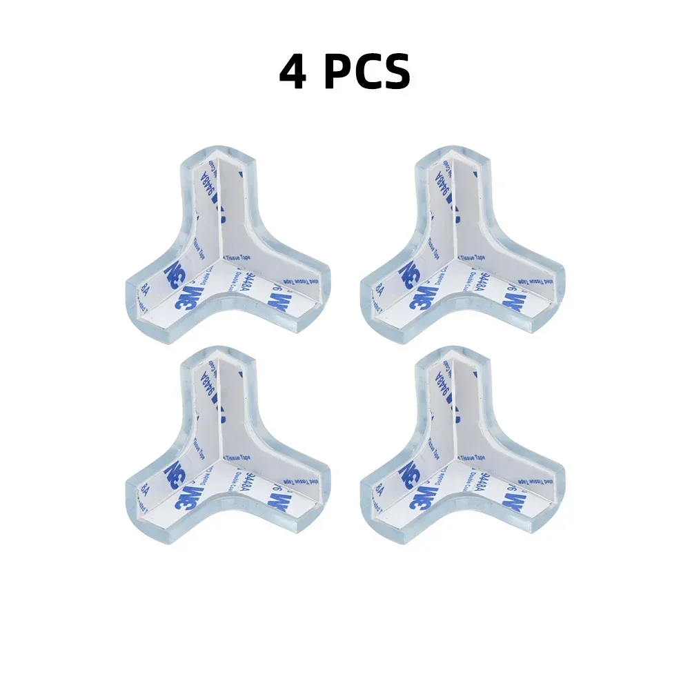 Clear Table Corner Protectors - Baby Safety Furniture Edge Guards