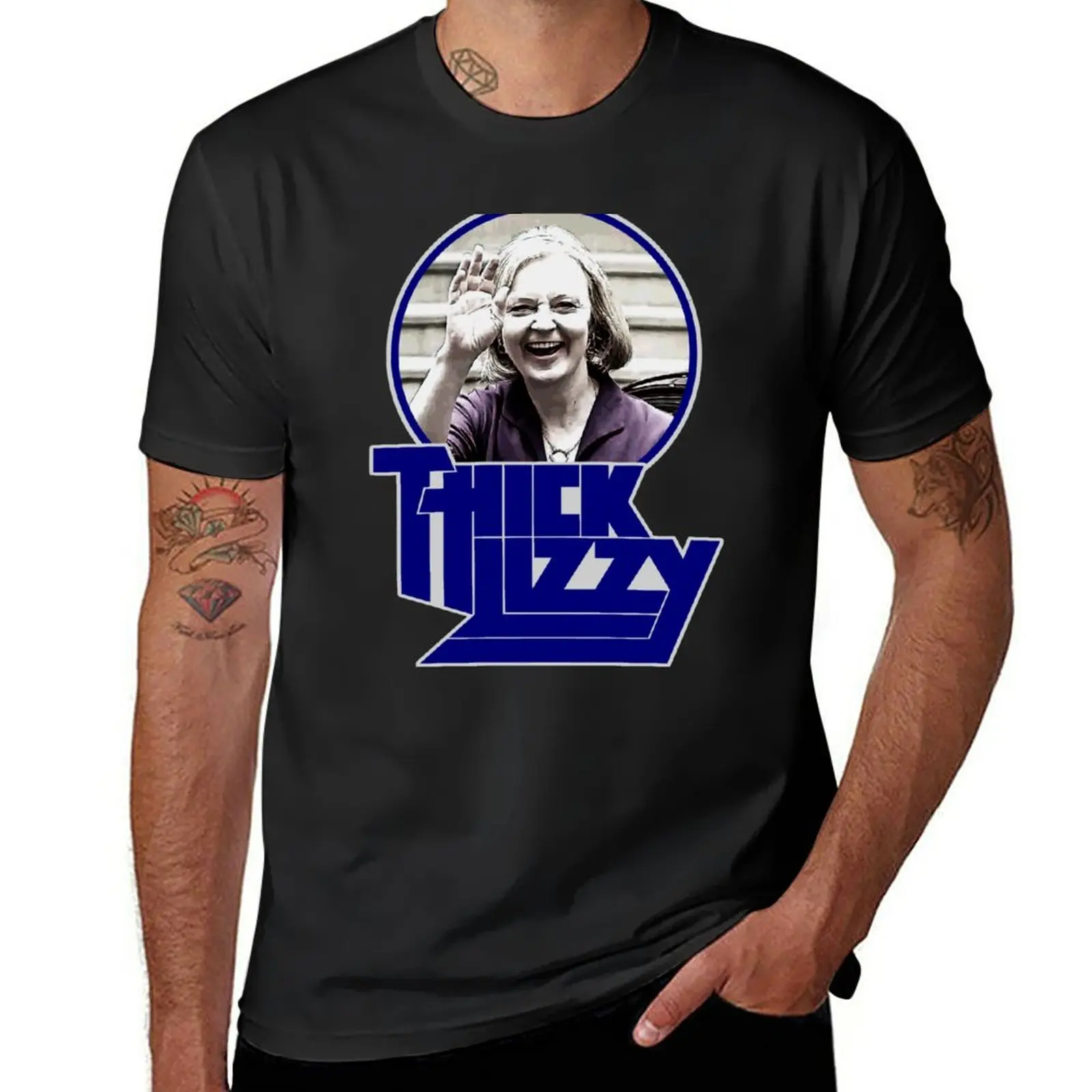 

New THICK LIZZY T-Shirt aesthetic clothes t-shirts man kawaii clothes mens graphic t-shirts
