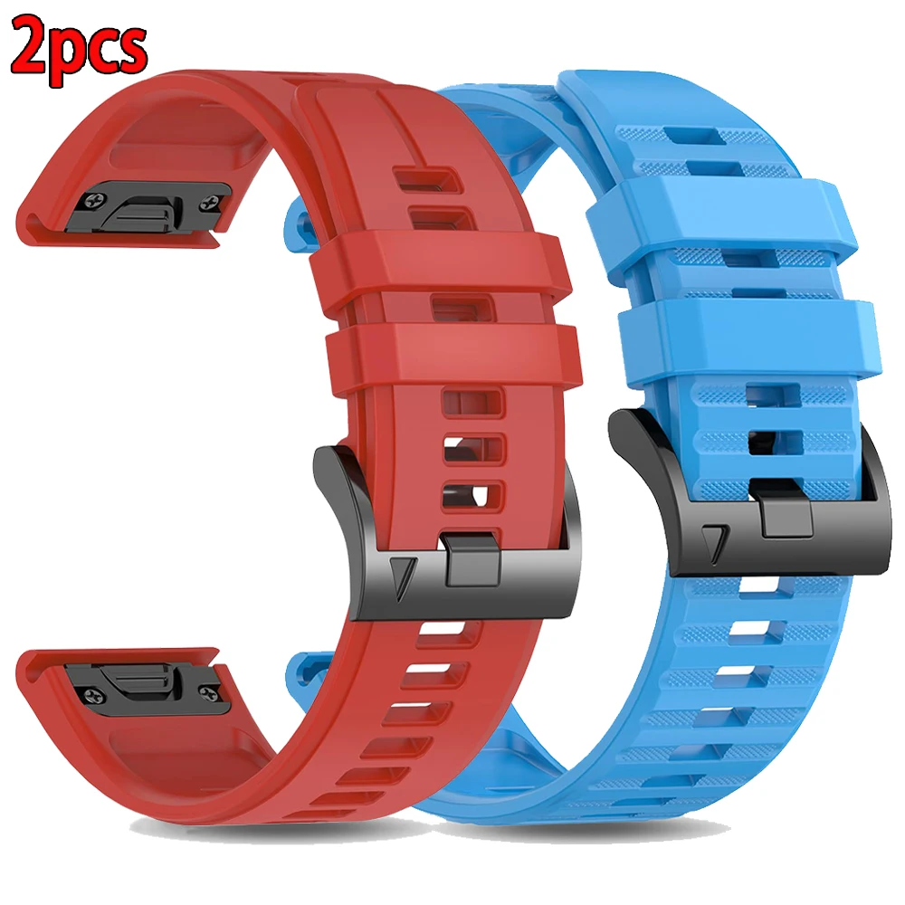 Premium Silicone Strap - QuickFit 26/22mm - Universal Fit
