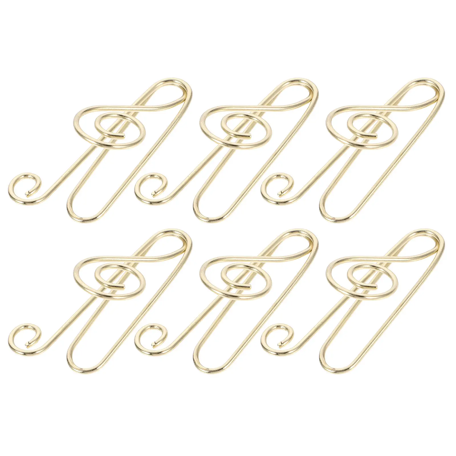 50Pcs 음악 노트 북마크 달력 스크랩북 장식을위한 강력한 홀드 종이 클립 학교 사무실 조직 도구