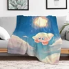 K-Kirbys Cute Cartoon Blanket Sofa Blankets & Throws Furry Warm Winter Throw Bed Double Fluffy Soft Decorative Anime Custom Home 2