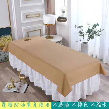 Waterproof Oilproof Beauty Salon Bed Sheets SPA Massage Skin-friendly Filmed Bed Table Cover Sheet for Salon Barbershop 5