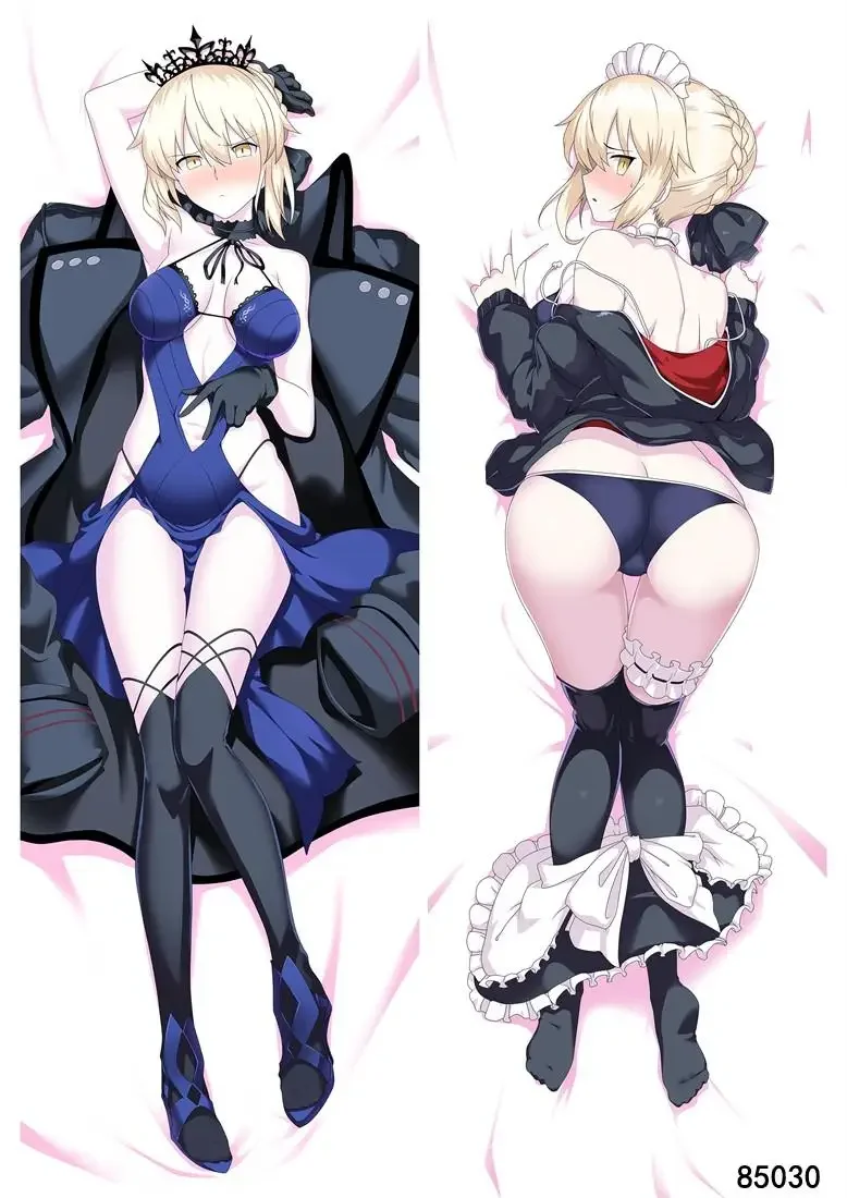 

Japanese Anime Fate Stay Night Saber Pillowcase Hugging Body Decorative Manga Pillow Cushion Cover Otaku Dakimakura Pilow Cover