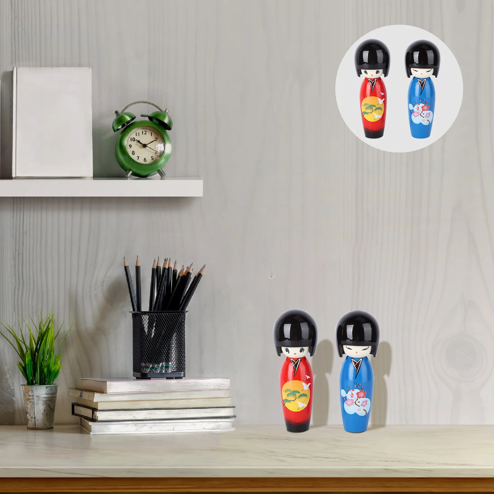 

Kimono Girl Doll Decoration Japanese Toys Kokeshi Japanese Kimono Doll Handicraft Girl Gift Dolls Decor Traditional