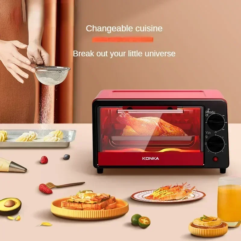 New mini 12L fully automatic cooking stove pizza cake baking multifunctional kitchen appliance electric oven mini oven 2