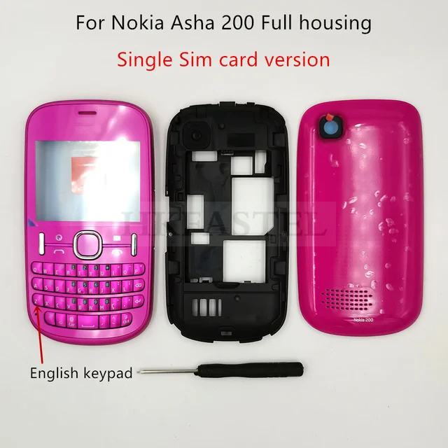 Nokia Mobile Phone Asha 200 | Mobile Phone Housing Cover - Mobile Phone  Housings & Frames - Aliexpress