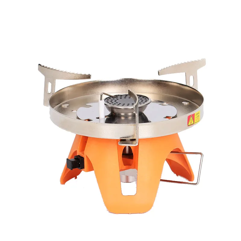 Portable Metal Camp Stove Travel Outdoor Camping Manual Stove Stainless Steel and Aluminium with Butane and Propane Fuel Options