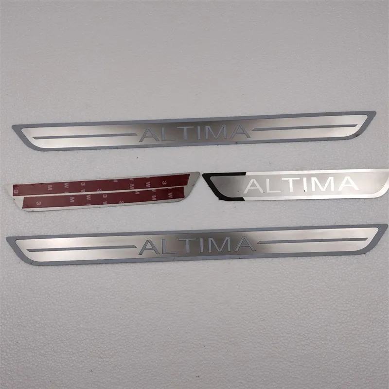 Car Accessories Door Sill Scuff Plate Cover Trim Stainless Steel Threshold Pedal Styling Protect For Nissan Altima 2011--