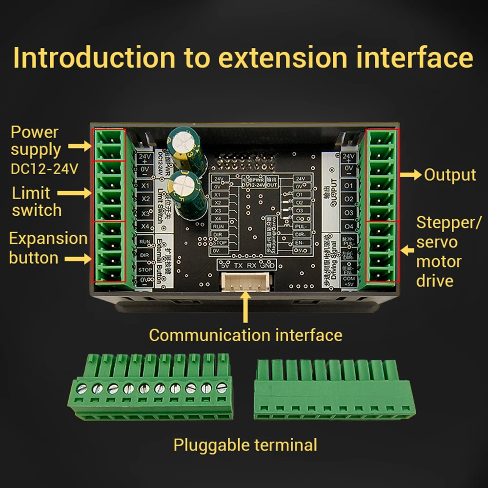 SMC05 Schrittmotor-Servoregler mit Vorwärts-/Rückwärts-Geschwindigkeitsregelung und Host-Computer-App-Kommunikation – Detail 7