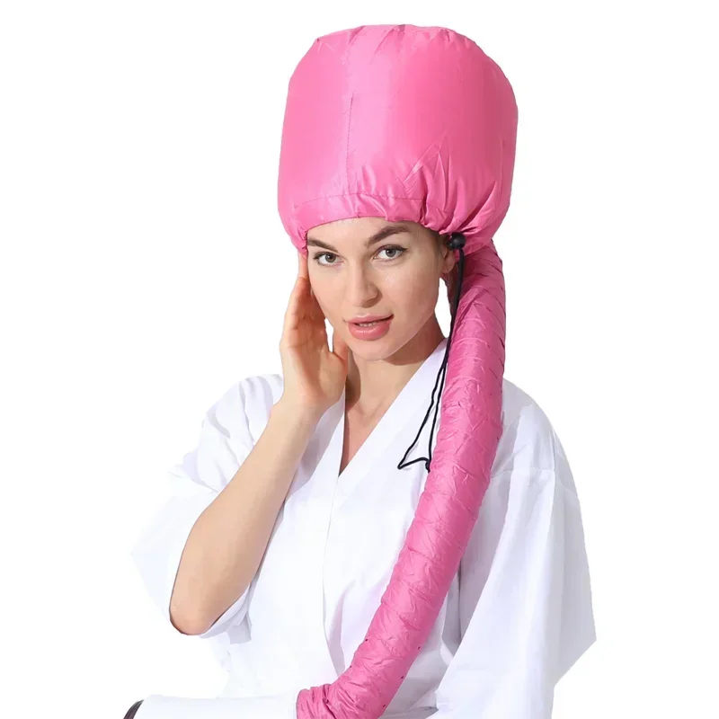 1PC Portable Soft Hair Drying Cap Bonnet Hood Hat for Womens Blow Dryer Home Hairdressing Salon Supply Adjustable Accessory night hair cap dry hair cap warm air bonnet cap hair bonnet dryer