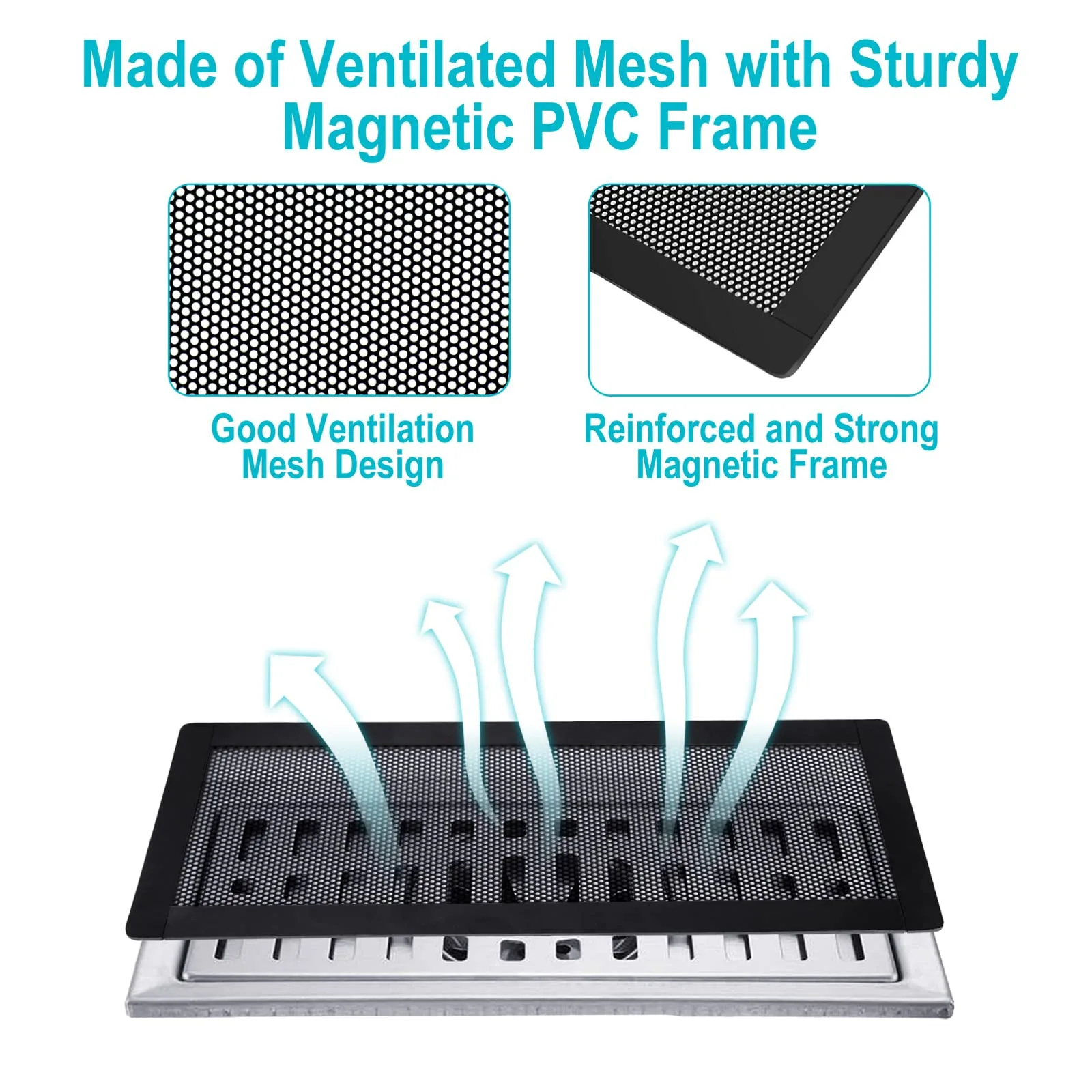 Magnetic Floor Register Vent Covers 4 X 10'' for Ceiling Air air vent grille