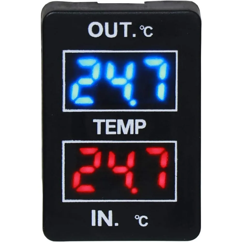 carro, temperatura Fahrenheit, sensores de temperatura dupla para Toyota Type A
