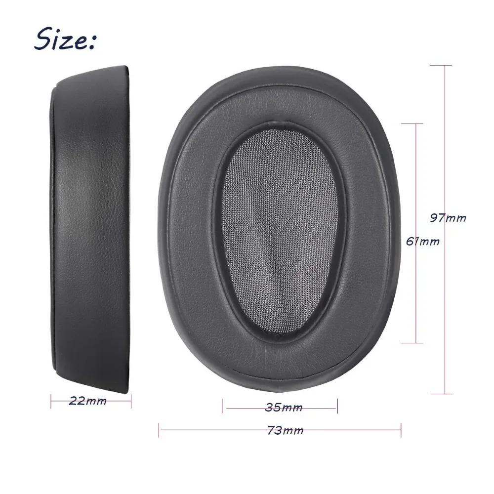 Earpad for Sony MDR-100ABN Headphone Replacement Ear Pads/Ear Cushion/Ear Cups/Ear Cover/Earpads Repair Parts