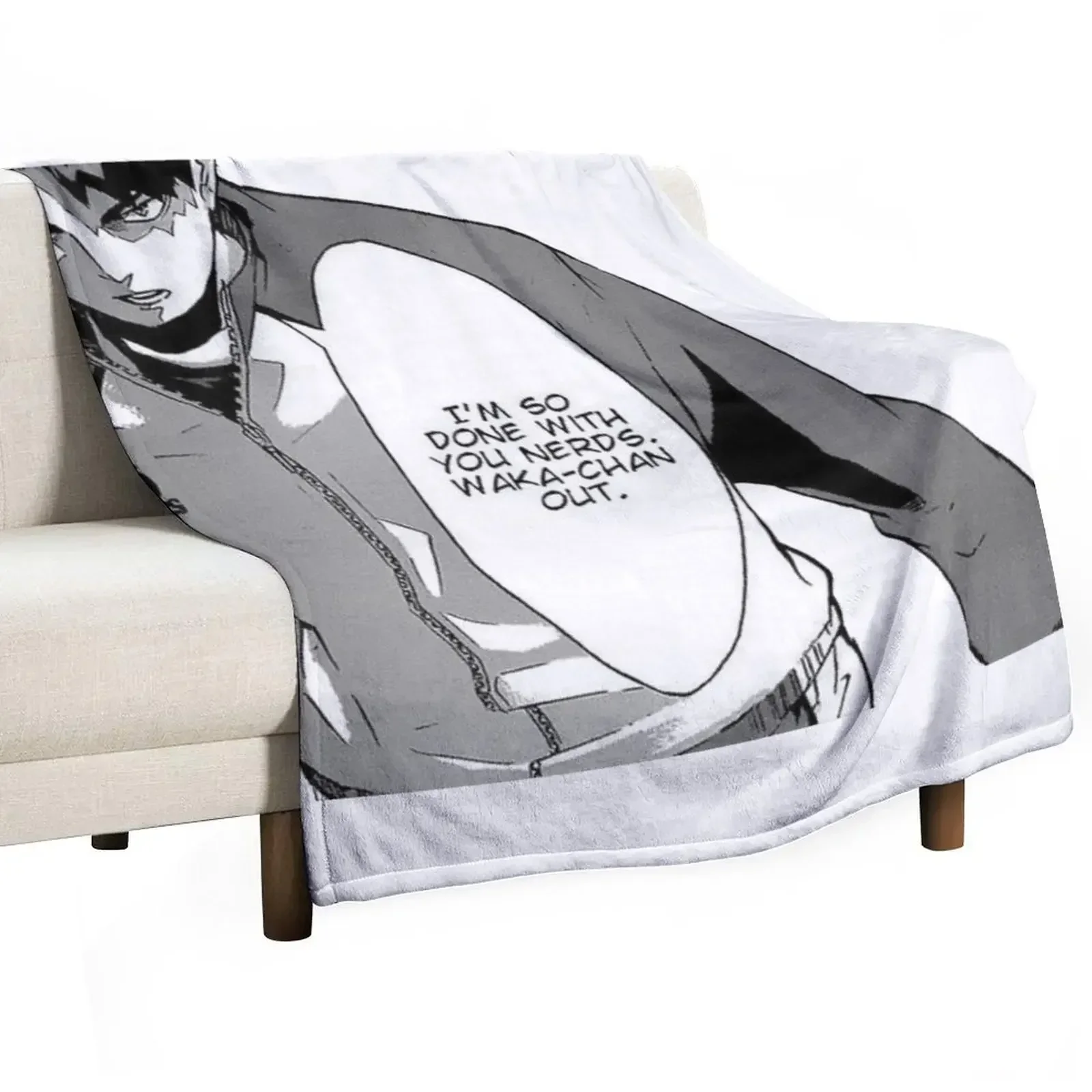 

waka-chan out Throw Blanket Warm Decorative Beds Flannel Soft Blankets
