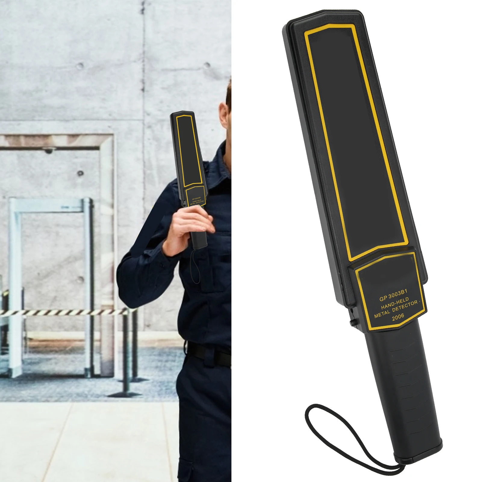 Handheld Metal Detector High Sensitivity Metal Scanner Portable Security Inspection Scanner For Airport Station