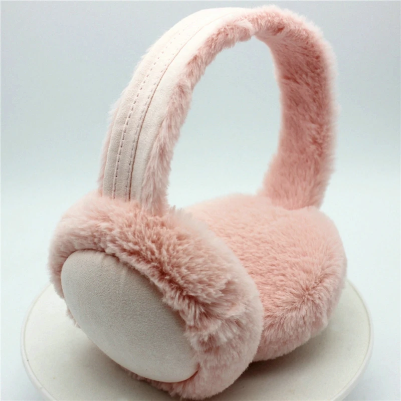 Warm Earmuffs Soft Plush Ear Warmer Winter For Women Men Fashion Solid Color Earflap Outdoor Cold Protection