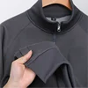 ELIKE High-Quality Half Zip Plush Sweater Custom Logo Print Personal Design 6 Colors Men And Women Embroidery New Sweatershirt 4