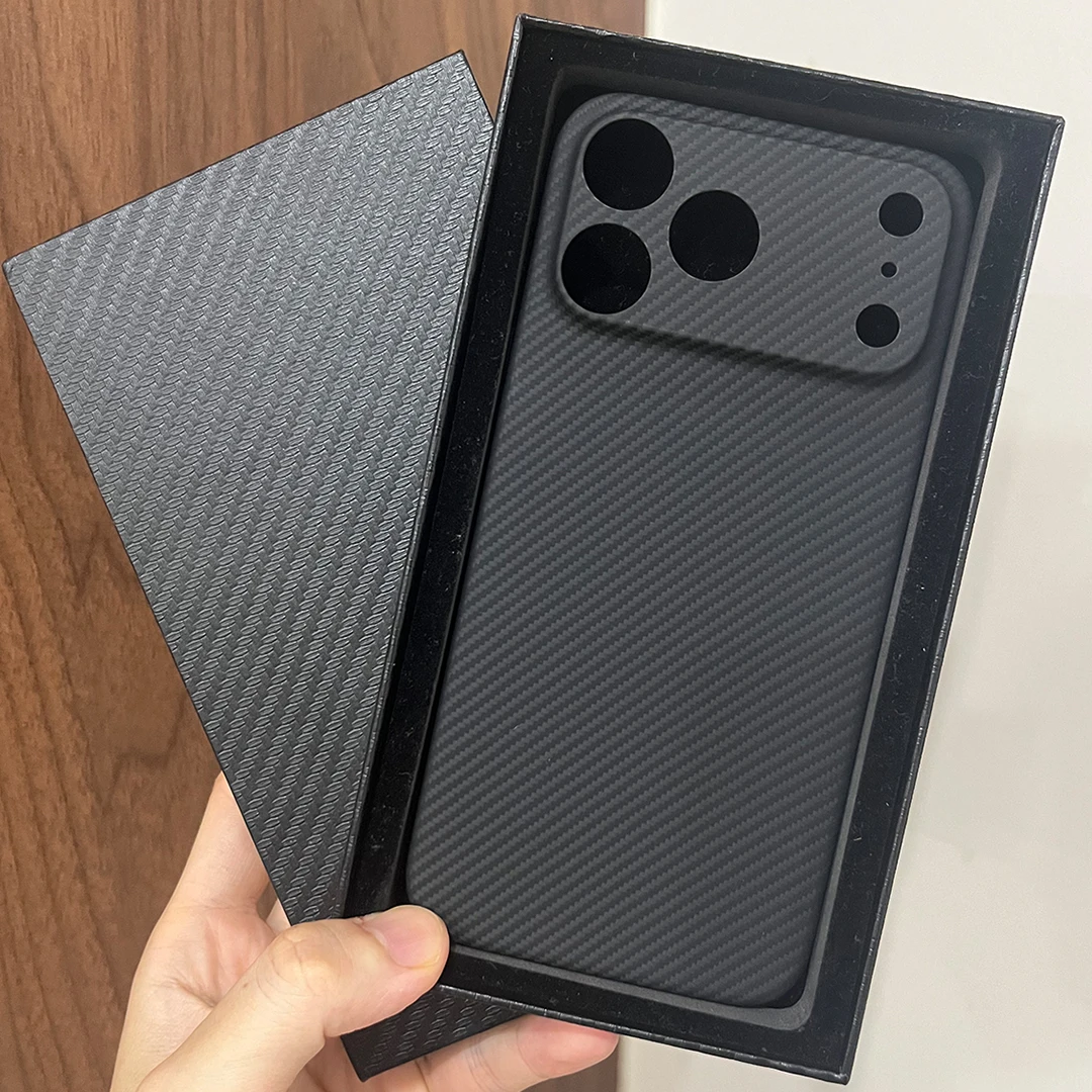 Genuine Aramid Carbon Fiber Protective Phone Case Cover