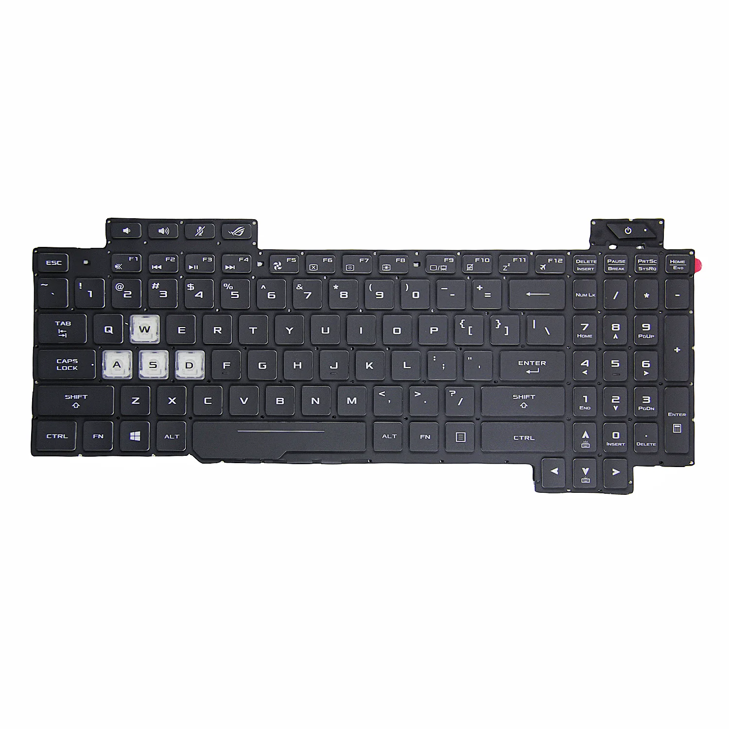 Teclado Original dos Eua para Asus Laptop Inglês Gl504 Gl504g Gl504gm Gl504v Gl504gs Gl504gv 100 Novo - Imagem 3
