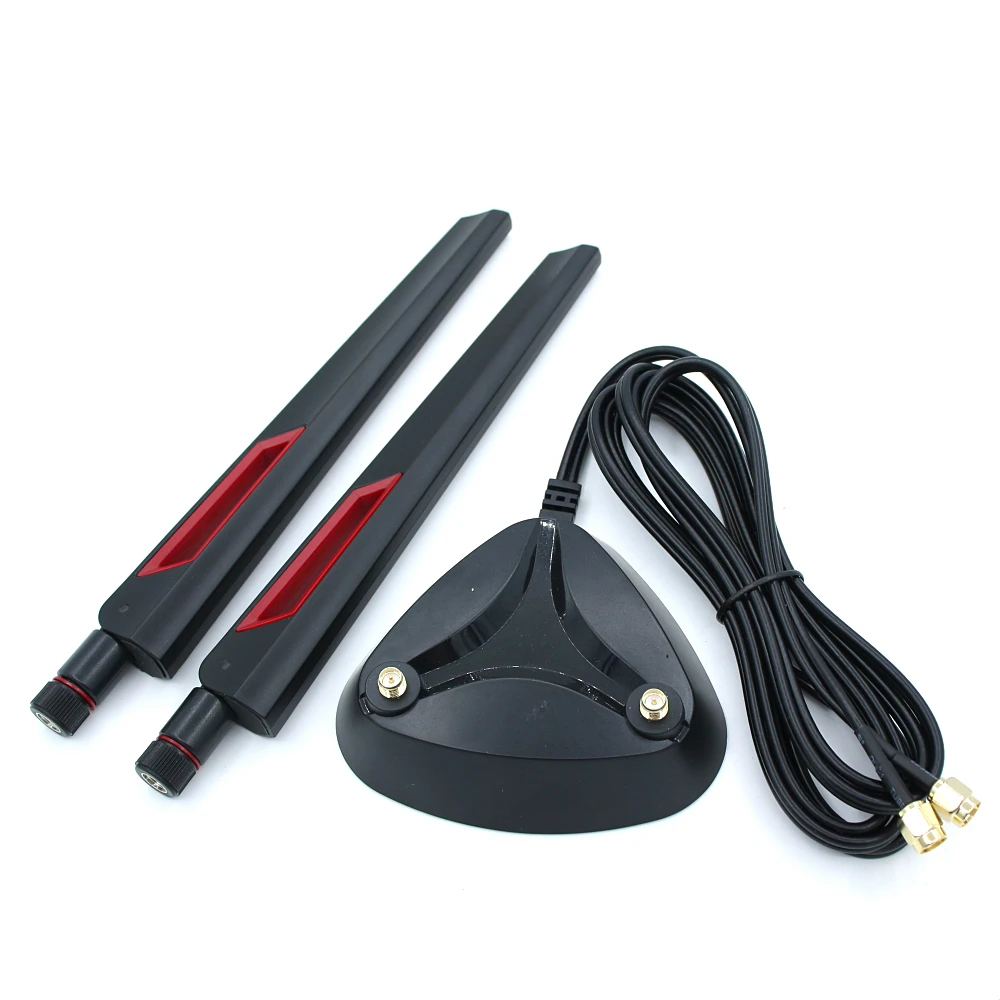 High Gain 2.4G 5.8G 5G Dual Frequency Extension Cable External Antenna Magnetic