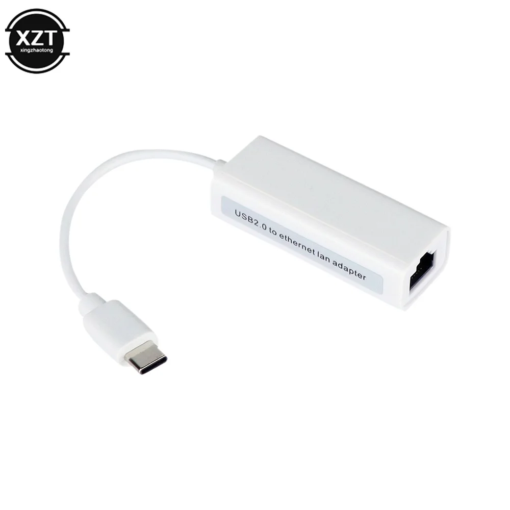 USB Type-C к RJ45 Lan Ethernet адаптер 100 Мбит/с сетевая карта для Macbook Windows проводной Интернет-кабель SR9900