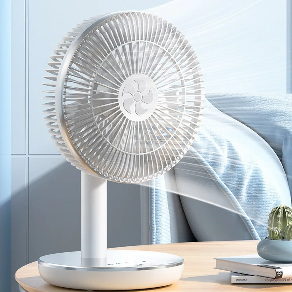 Fans Portable Desktop Fan Home Office Dormitory USB Rechargeable Small  Electric Fan Air circulators High Wind Table Fan 7200mAh - AliExpress, image size:1000x1000