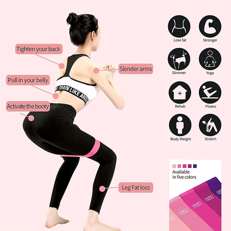 Resistance Loop Exercise Bands Set 5