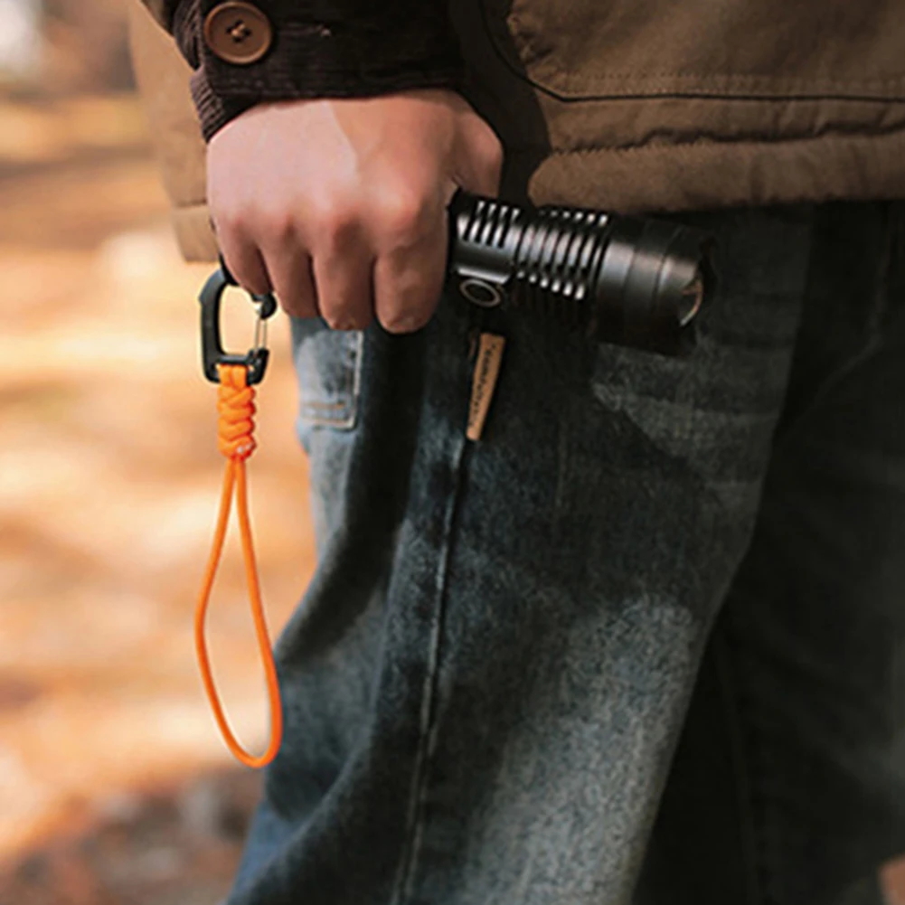 Climbing carabiner climbing buckle climbing rope Outdoor 7-Core umbrella rope corkscrew car keychain climb tactical survival tools carabiner hook cord backpack buckles
